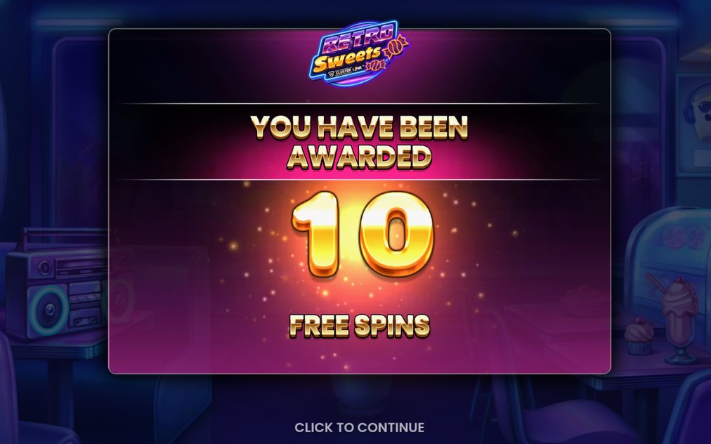 Free Spins with Wild Candy Symbols landed on the reels