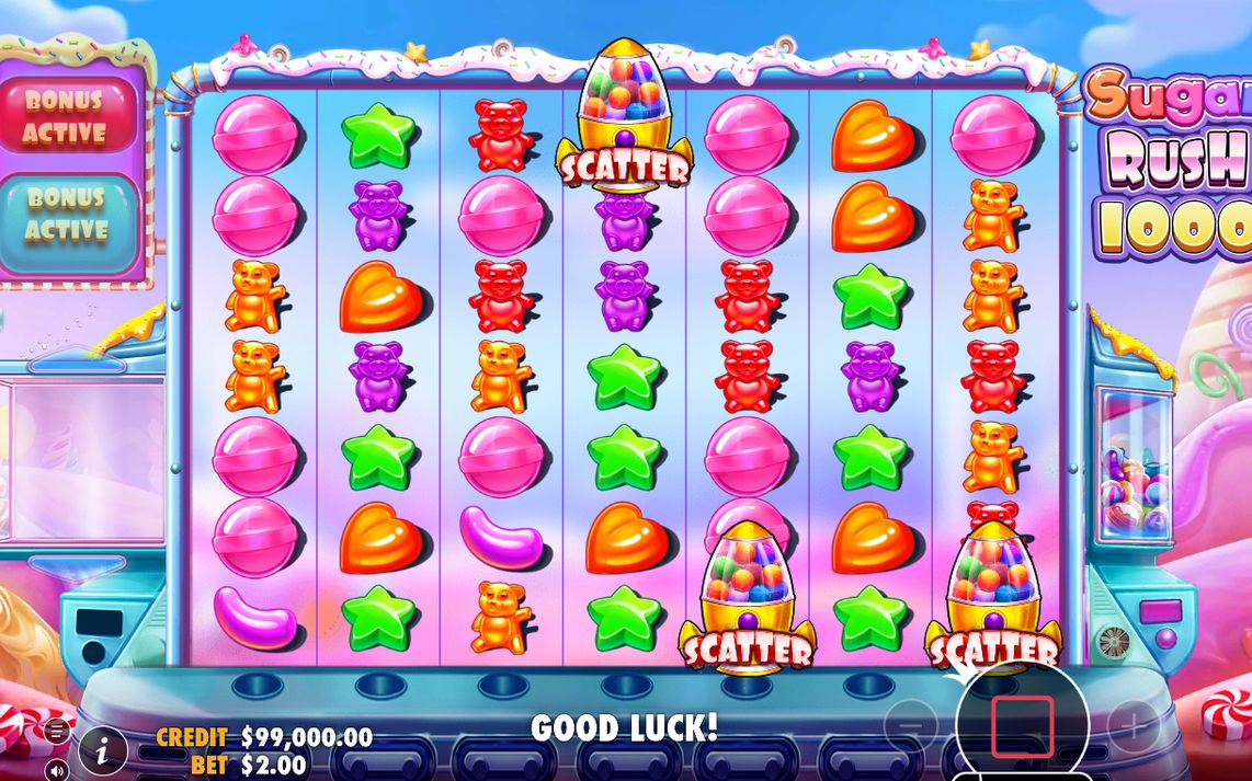 Free spins screen with multiplier spots in play